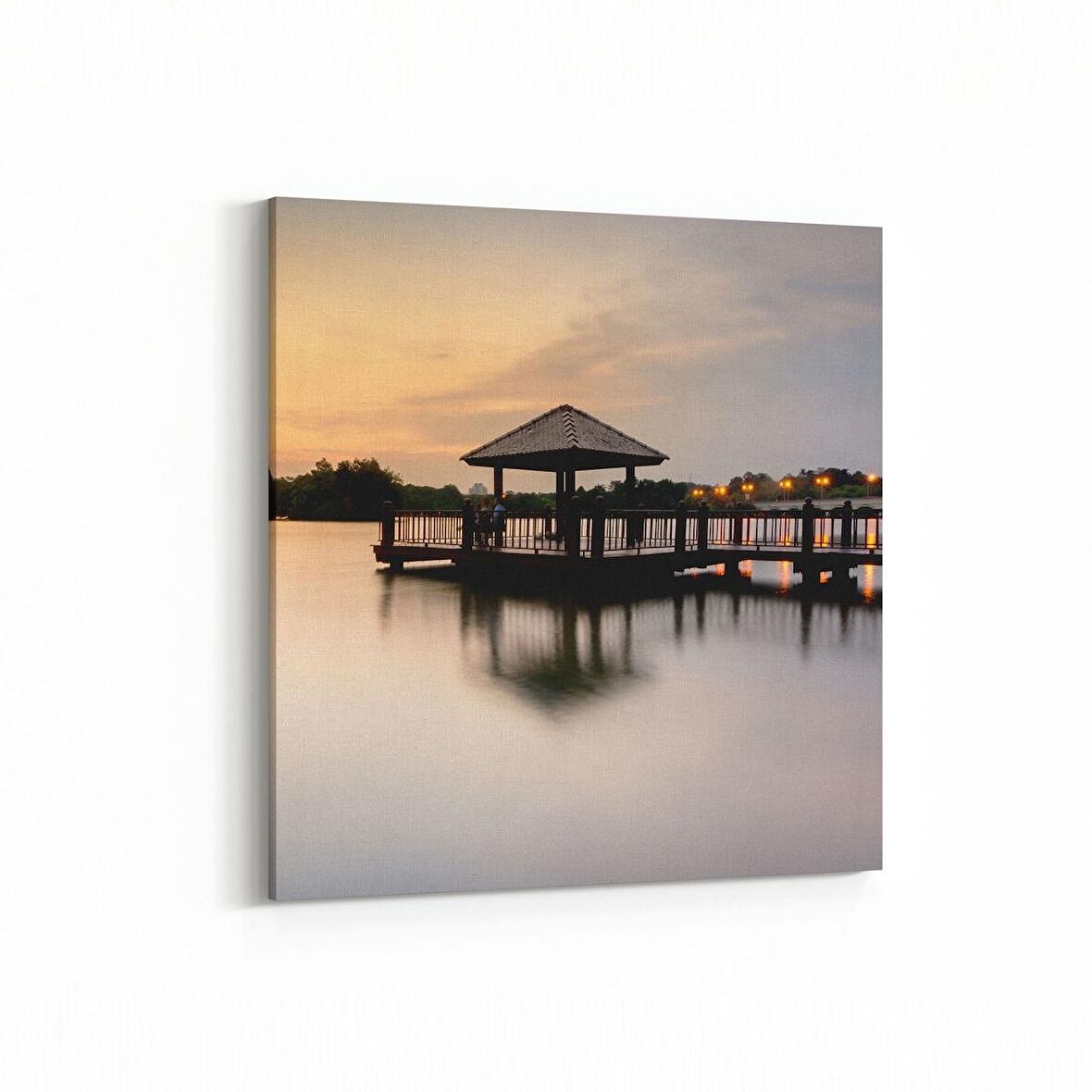 Olla 18866K4 Yapı Görseli Kare 4'lü Kanvas Tablo (Ölçü: 145X145)