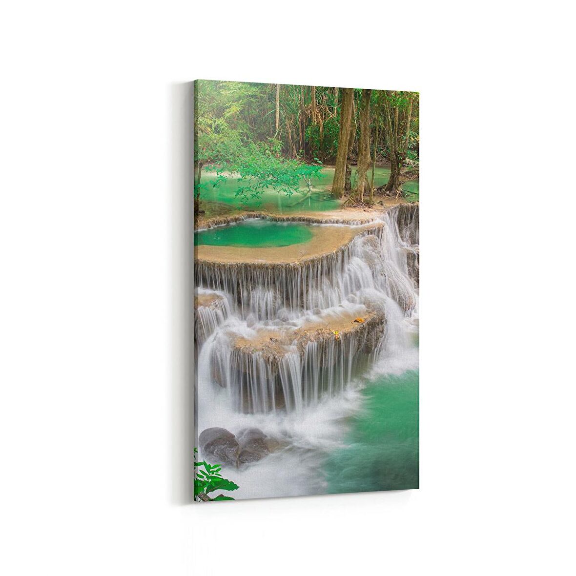 Olla 13759DD Doğa / Manzara Görseli Dikey Dar Kanvas Tablo (Ölçü: 30X60)