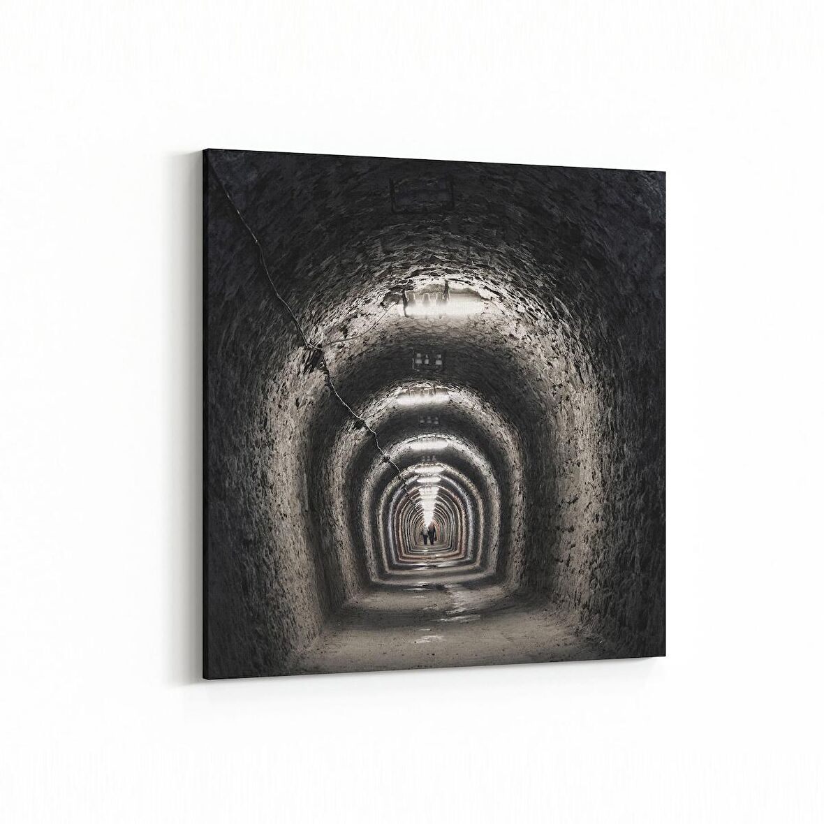 Olla 18549K Yapı Görseli Kare Kanvas Tablo (Ölçü: 25X25)