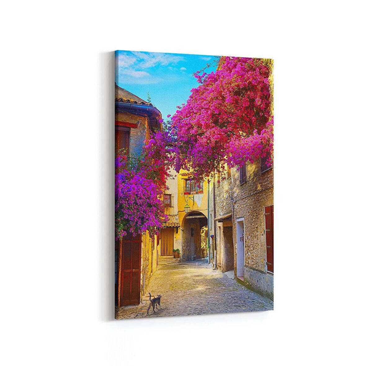 Olla 18167D Yapı Görseli Dikey Kanvas Tablo (Ölçü: 100X150)