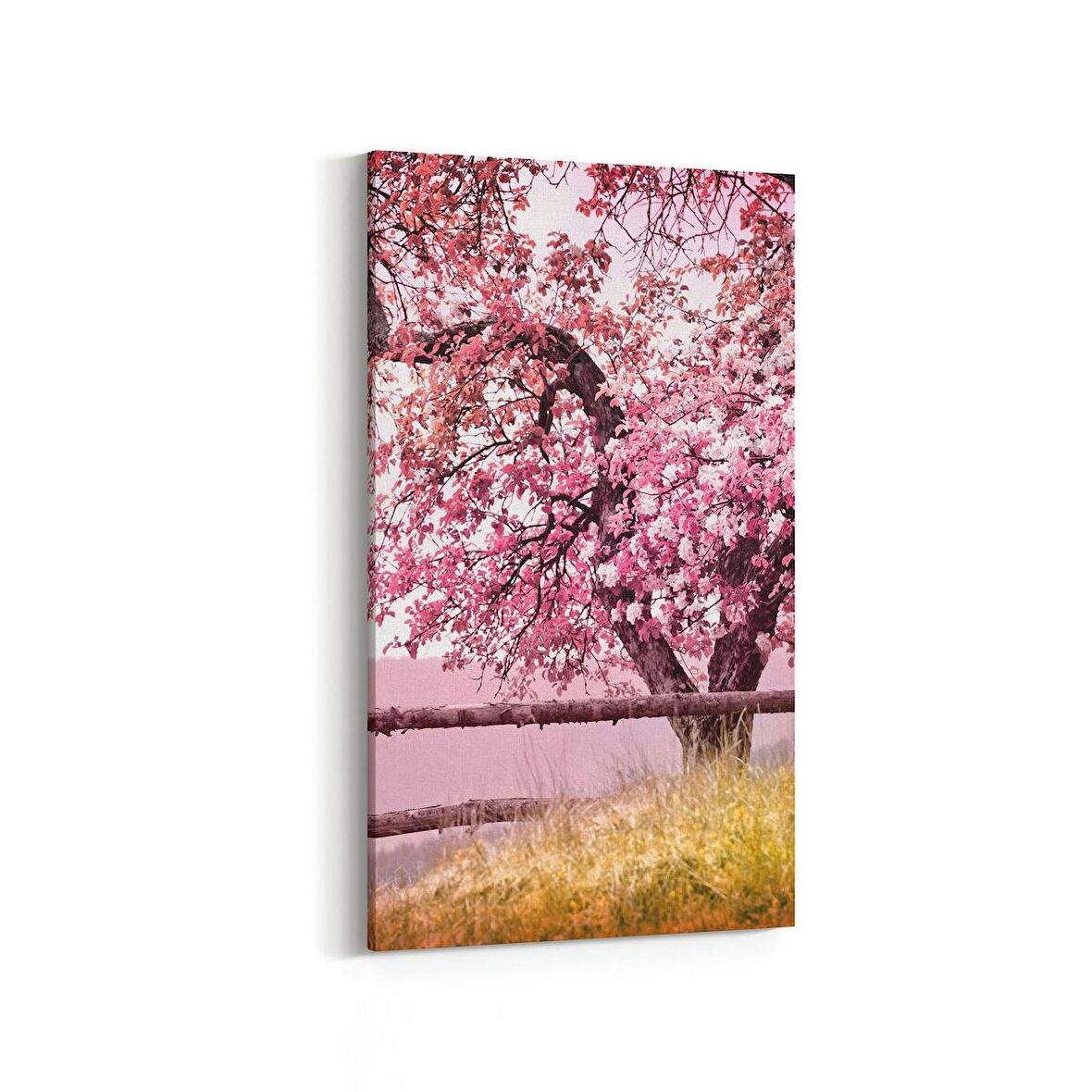 Olla 13622DD Doğa / Manzara Görseli Dikey Dar Kanvas Tablo (Ölçü: 30X60)