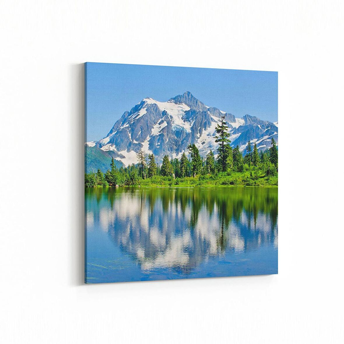 Olla 13319K Doğa / Manzara Görseli Kare Kanvas Tablo (Ölçü: 30X30)