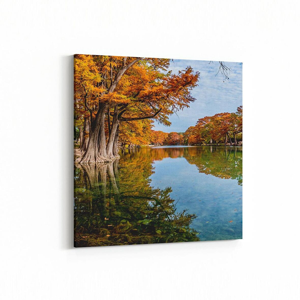 Olla 13623K Doğa / Manzara Görseli Kare Kanvas Tablo (Ölçü: 25X25)