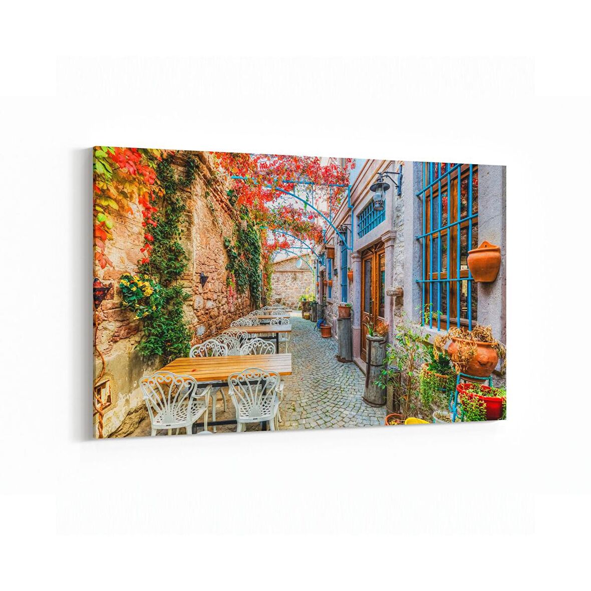 Olla 18032Y Yapı Görseli Yatay Kanvas Tablo (Ölçü: 30X20)
