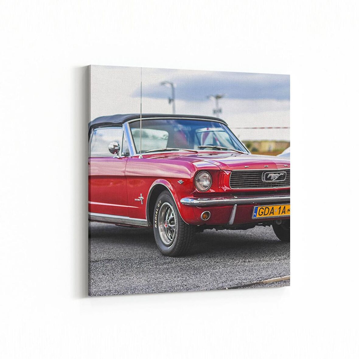 Olla 12364K Araç Görseli Kare Kanvas Tablo (Ölçü: 60X60)