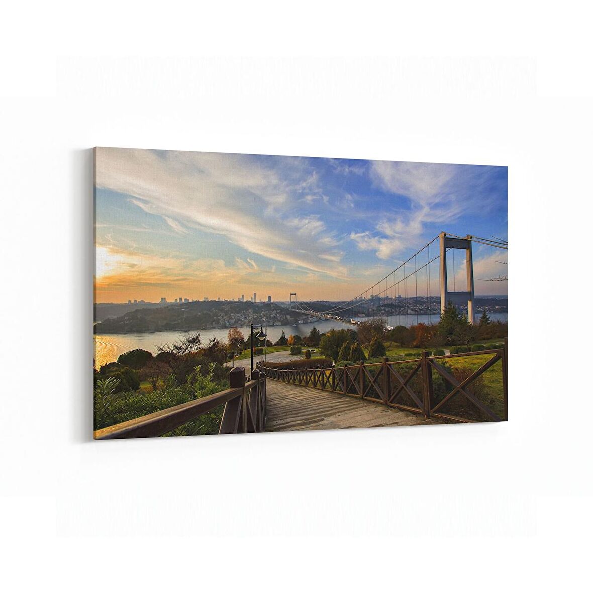 Olla 18306Y Yapı Görseli Yatay Kanvas Tablo (Ölçü: 90X60)