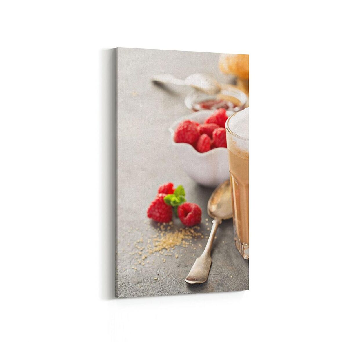 Olla 15243DD Gıda Görseli Dikey Dar Kanvas Tablo (Ölçü: 60X120)