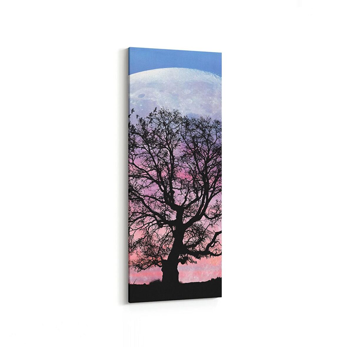 Olla 14159DI Doğa / Manzara Görseli Dikey İnce Kanvas Tablo (Ölçü: 40X120)