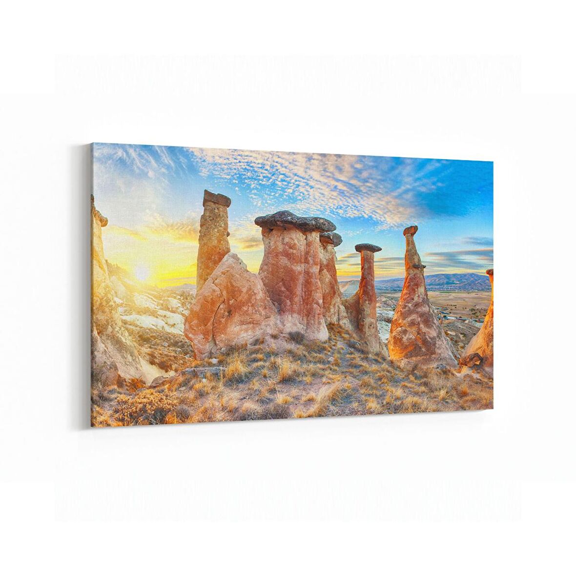 Olla 18444Y Yapı Görseli Yatay Kanvas Tablo (Ölçü: 120X80)