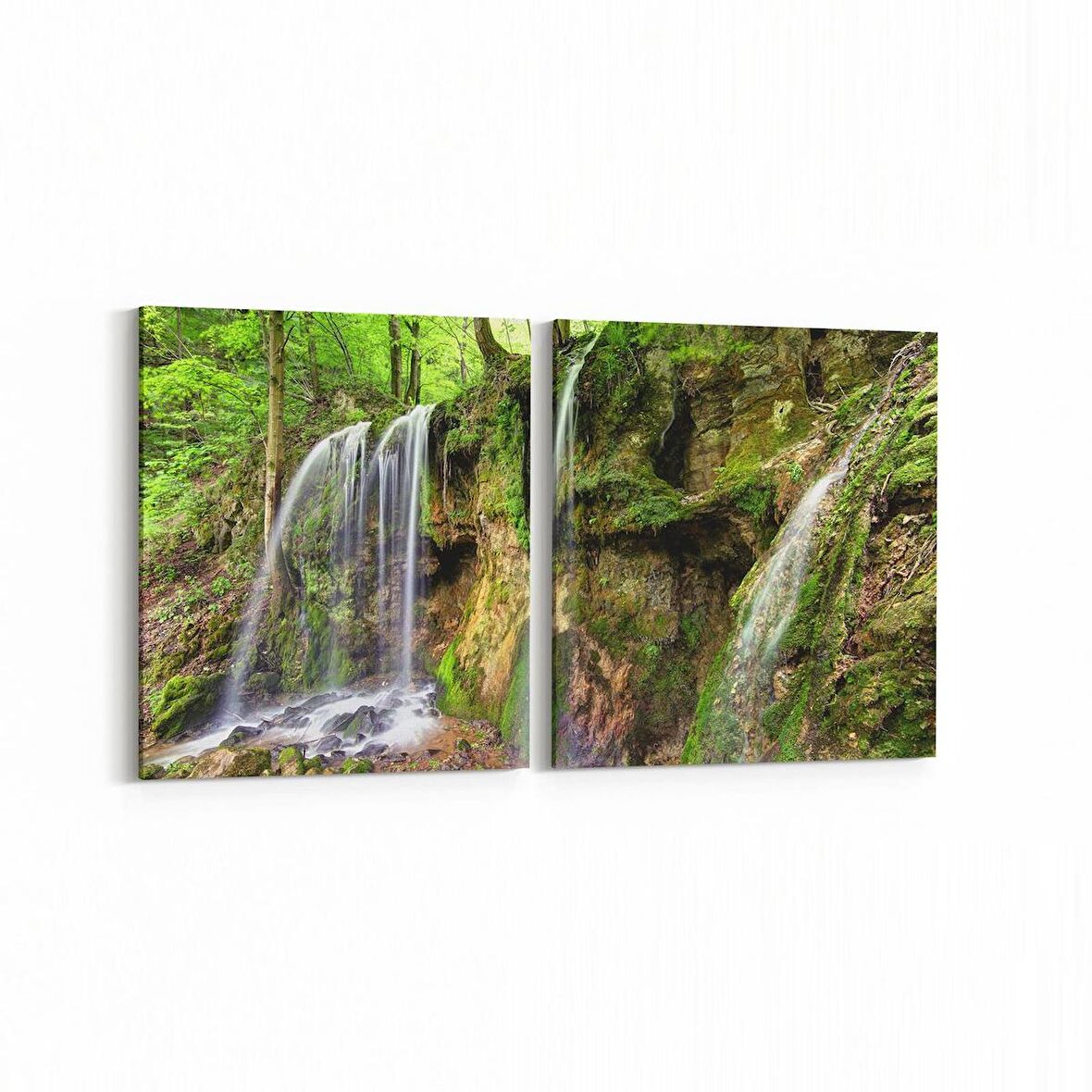 Olla 13840K2Y Doğa / Manzara Görseli Kare 2'li Yatay Kanvas Tablo (Ölçü: 145X70)