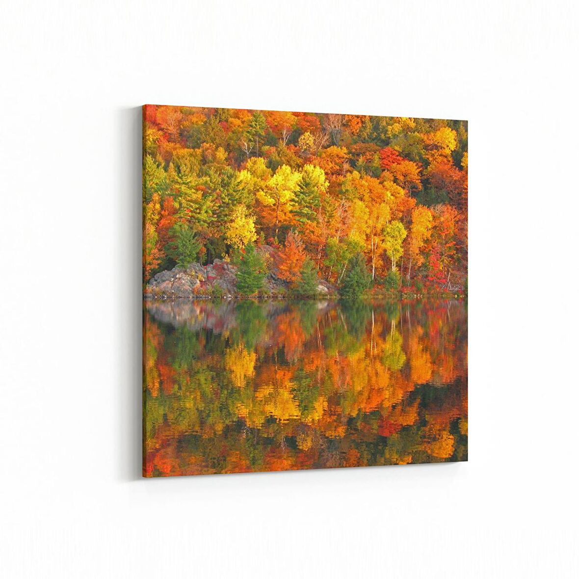 Olla 13810K Doğa / Manzara Görseli Kare Kanvas Tablo (Ölçü: 25X25)