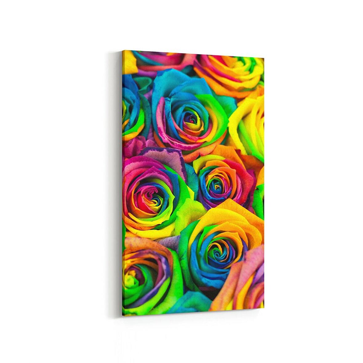 Olla 11560DD Çiçek Görseli Dikey Dar Kanvas Tablo (Ölçü: 40X80)