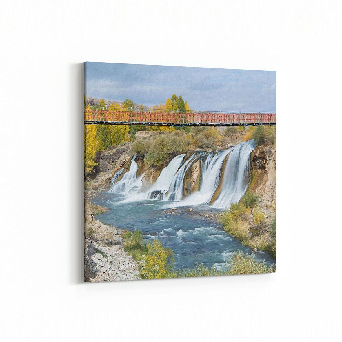 Olla 13565K Doğa / Manzara Görseli Kare Kanvas Tablo (Ölçü: 60X60)