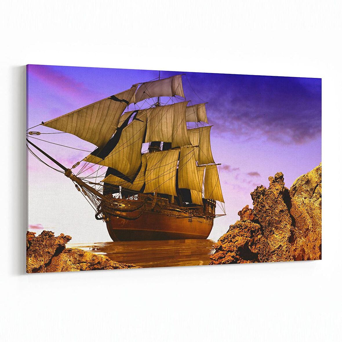 Olla 12302Y Araç Görseli Yatay Kanvas Tablo (Ölçü: 150X100)