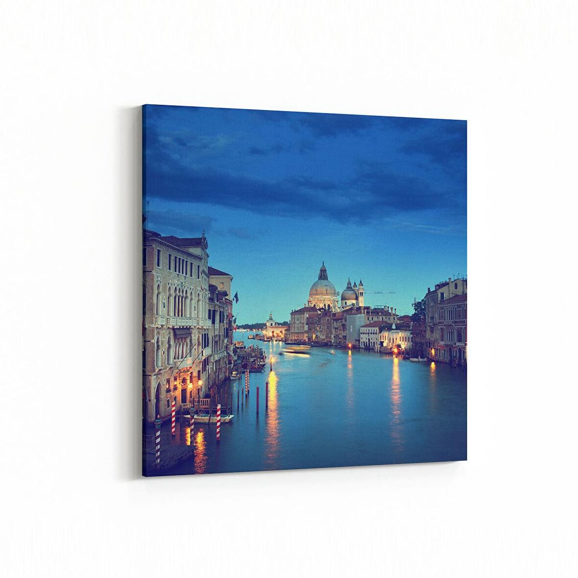 Olla 18383K Yapı Görseli Kare Kanvas Tablo (Ölçü: 25X25)