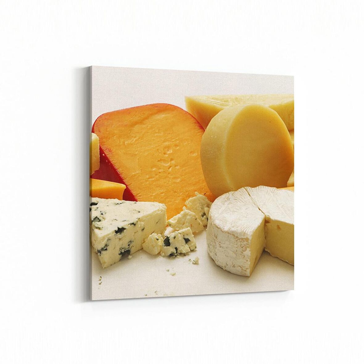 Olla 15112K Gıda Görseli Kare Kanvas Tablo (Ölçü: 25X25)