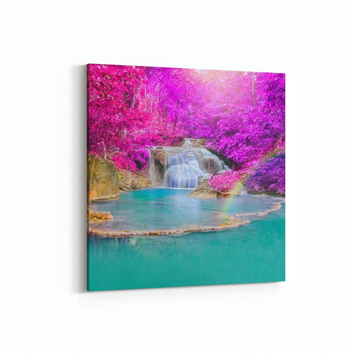 Olla 13820K Doğa / Manzara Görseli Kare Kanvas Tablo (Ölçü: 25X25)