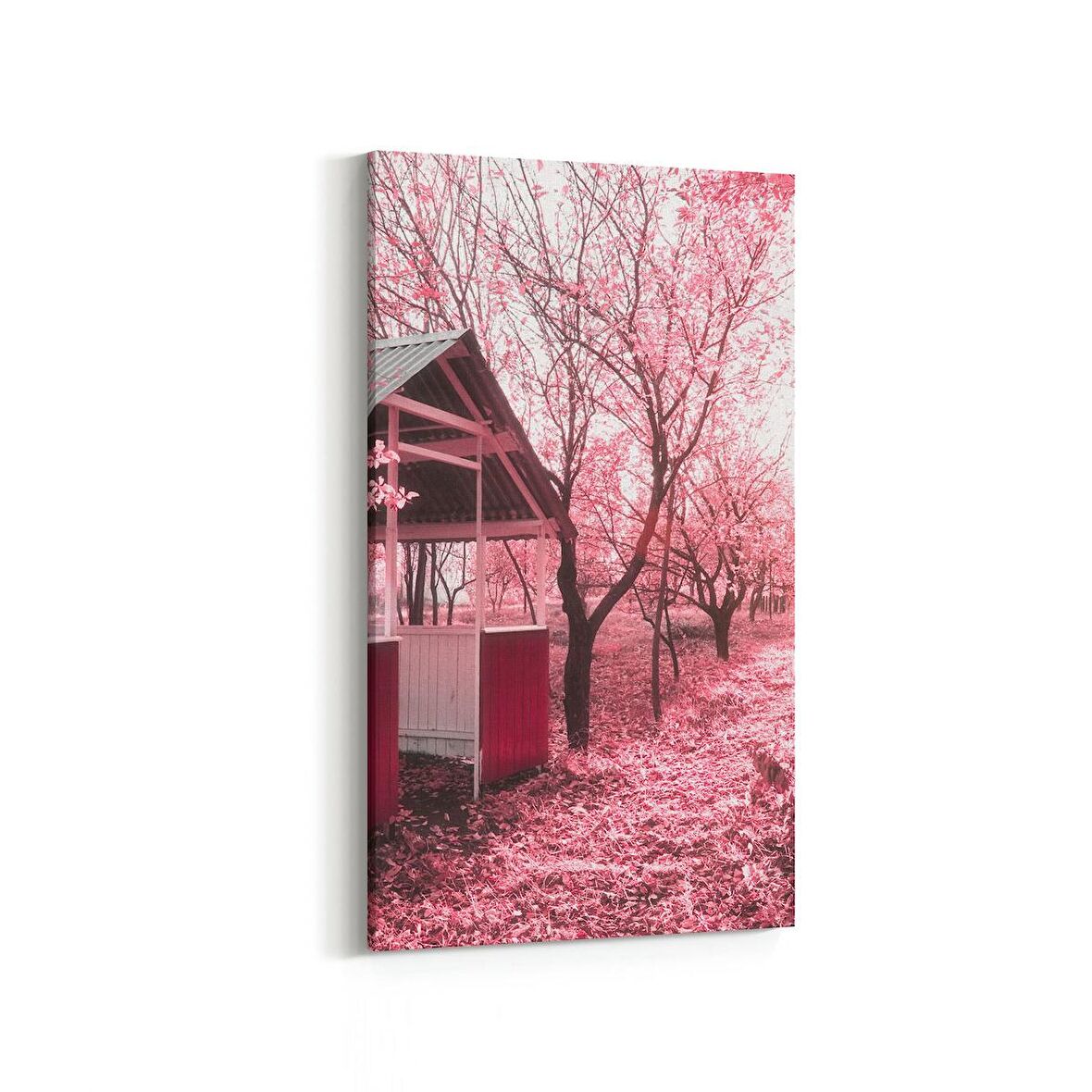 Olla 14114DD Doğa / Manzara Görseli Dikey Dar Kanvas Tablo (Ölçü: 40X80)