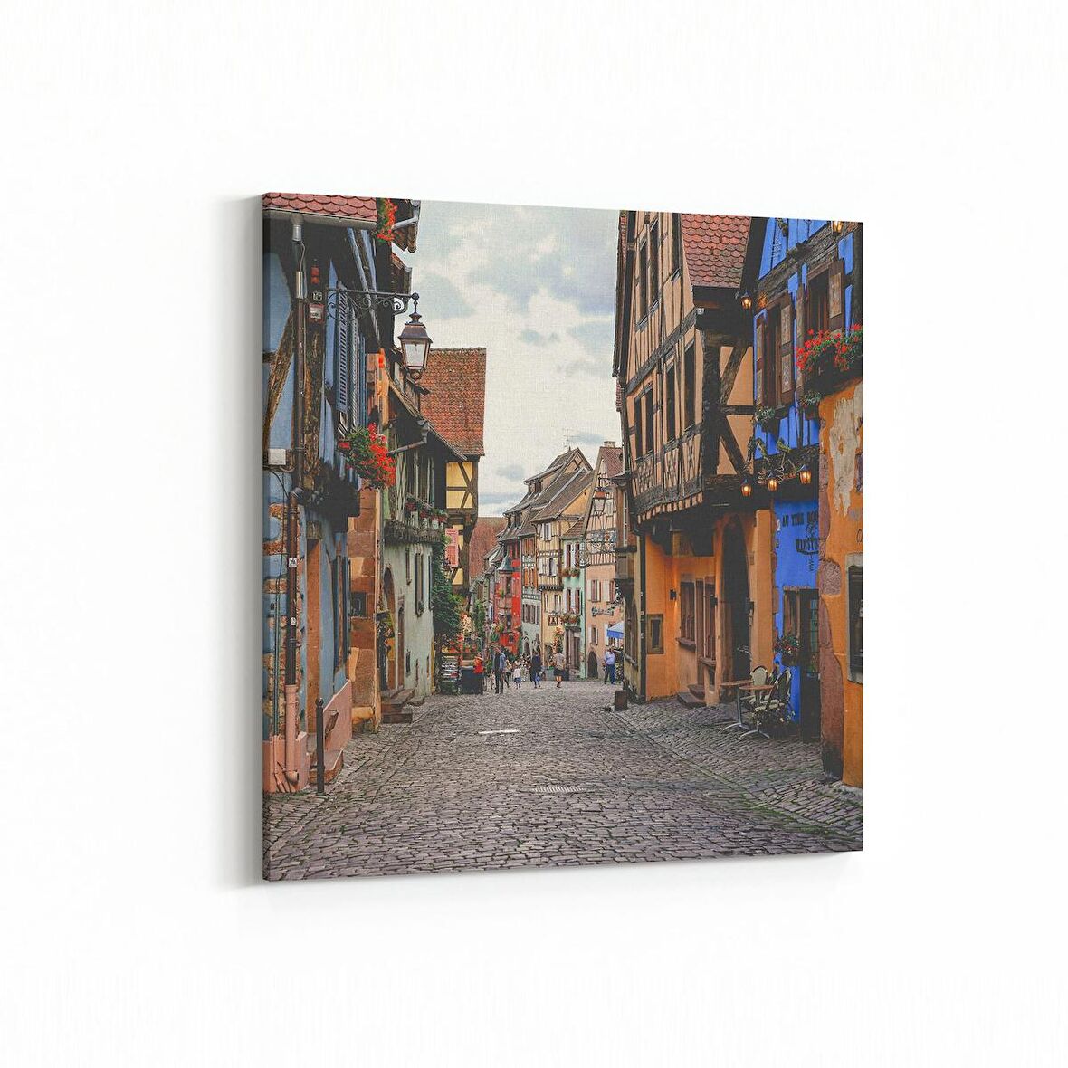 Olla 18842K Yapı Görseli Kare Kanvas Tablo (Ölçü: 30X30)