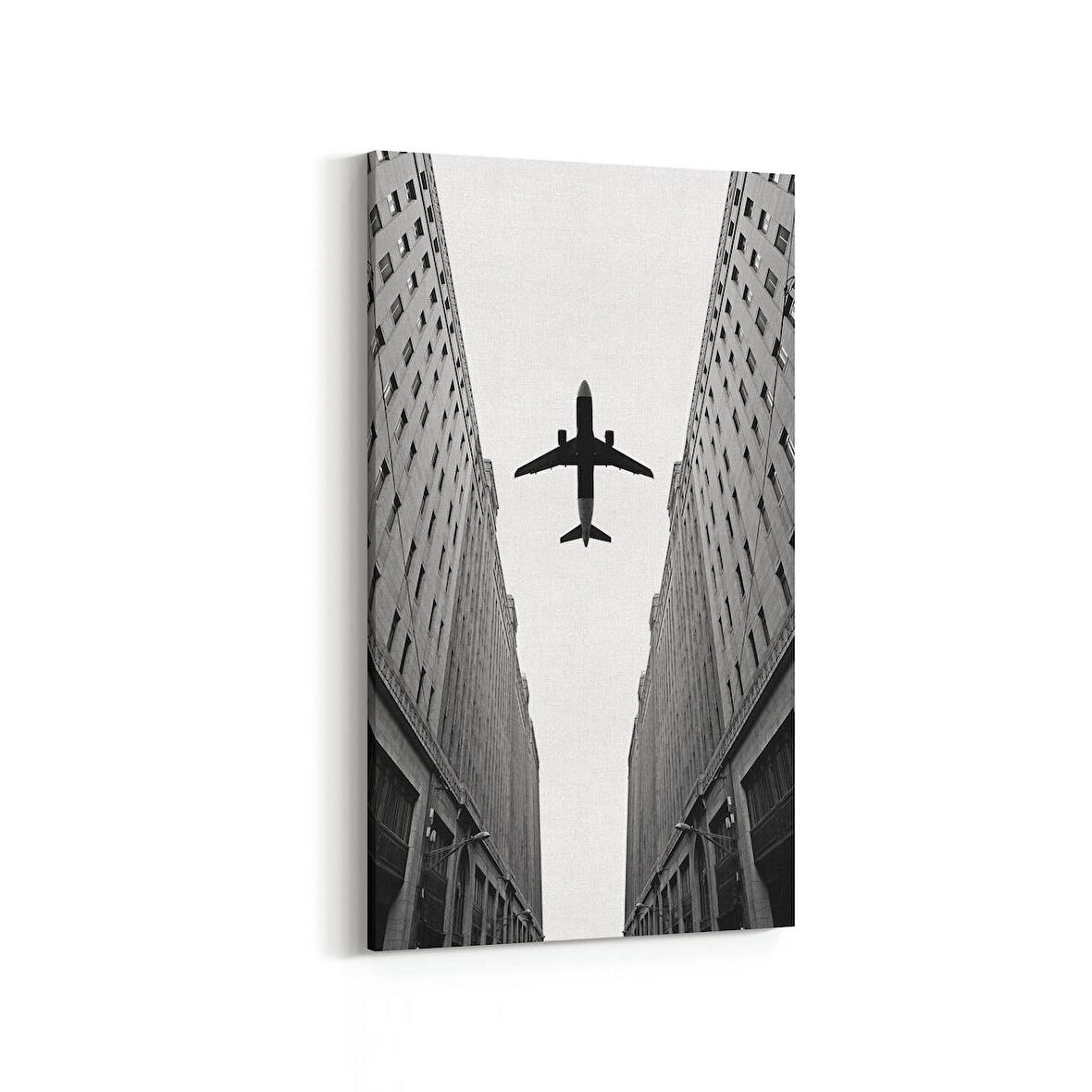 Olla 18101DD Yapı Görseli Dikey Dar Kanvas Tablo (Ölçü: 60X120)