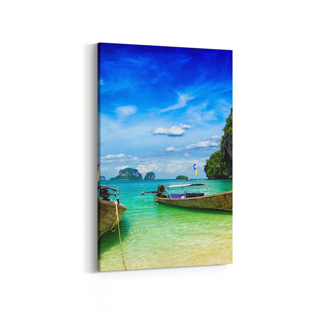 Olla 13869D Doğa / Manzara Görseli Dikey Kanvas Tablo (Ölçü: 100X150)