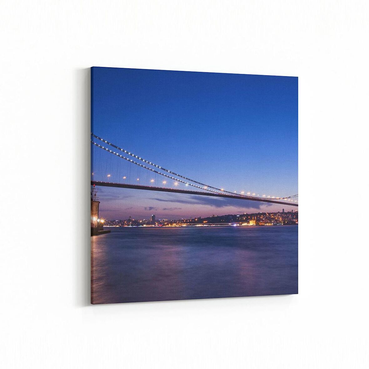 Olla 18485K Yapı Görseli Kare Kanvas Tablo (Ölçü: 30X30)