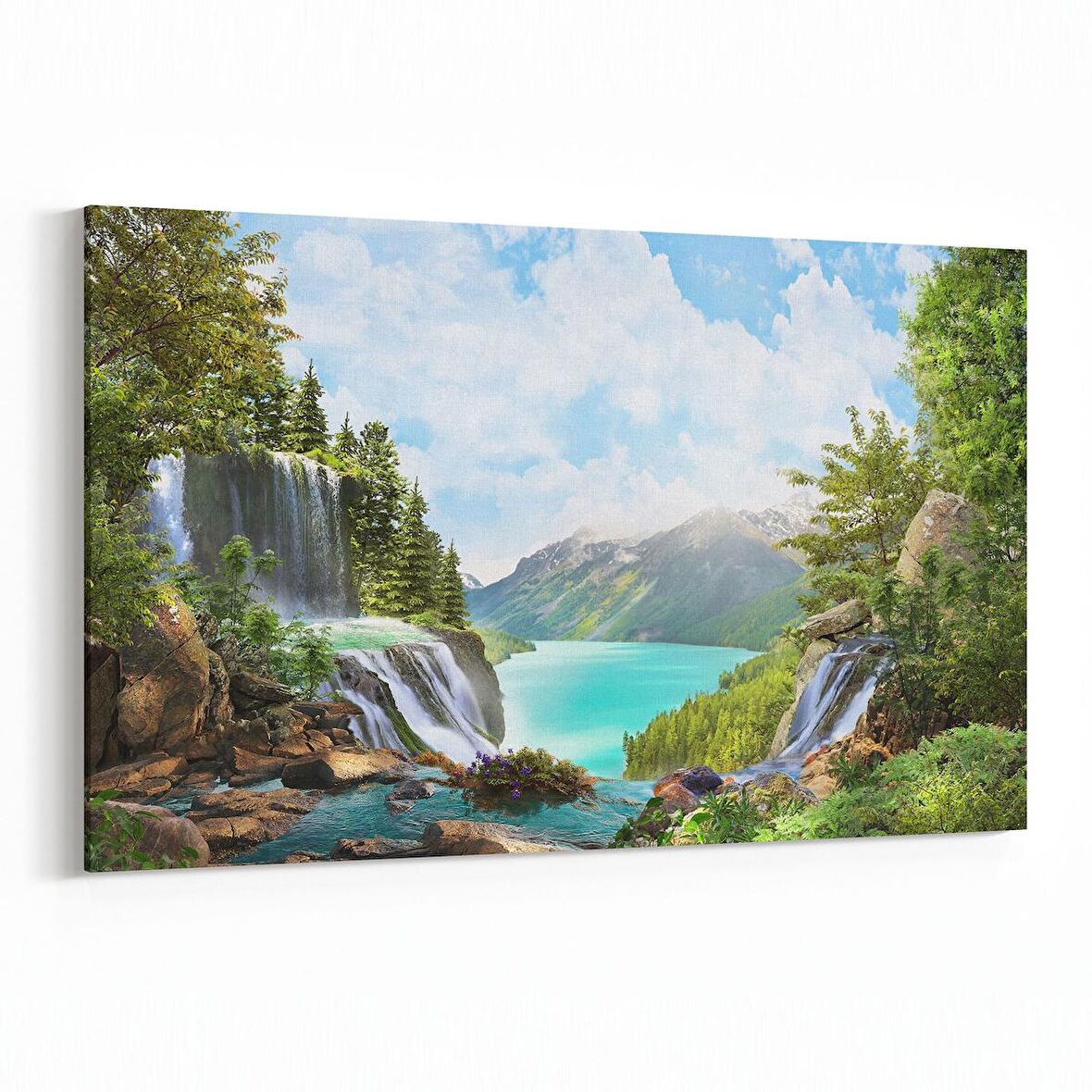 Olla 13764Y Doğa / Manzara Görseli Yatay Kanvas Tablo (Ölçü: 45X30)