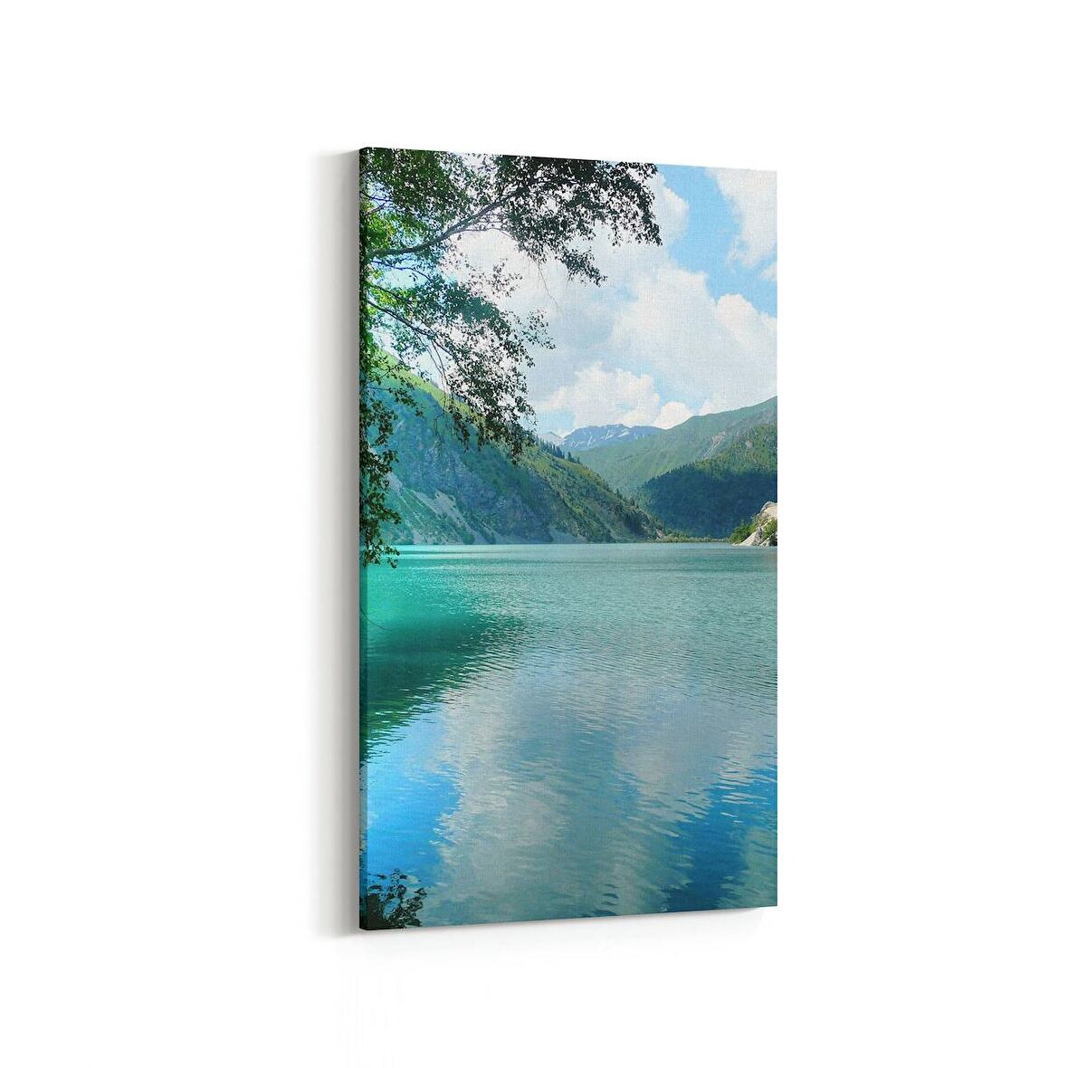 Olla 14242DD Doğa / Manzara Görseli Dikey Dar Kanvas Tablo (Ölçü: 30X60)