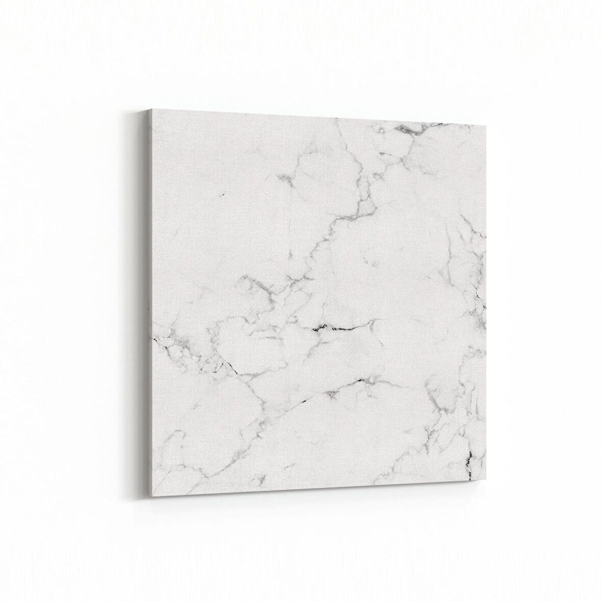 Olla 16701K Mermer Desen Görsel Kare Kanvas Tablo (Ölçü: 25X25)