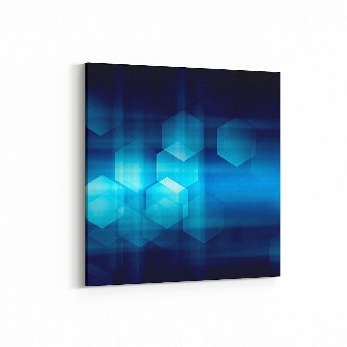 Olla 10352K Abstract Görsel Kare Kanvas Tablo (Ölçü: 100X100)