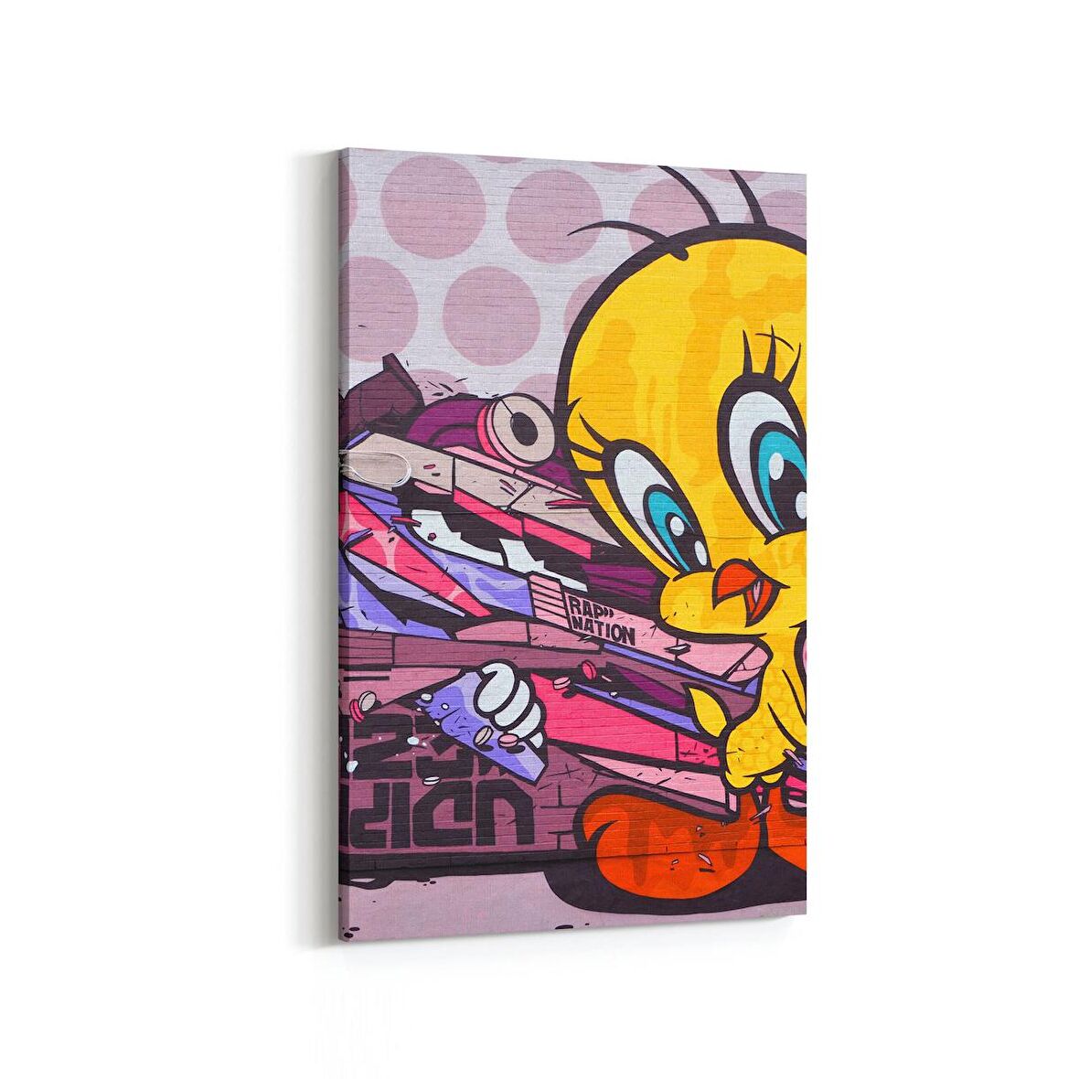 Olla 12765D Çocuk Odası Görseli Dikey Kanvas Tablo (Ölçü: 70X105)