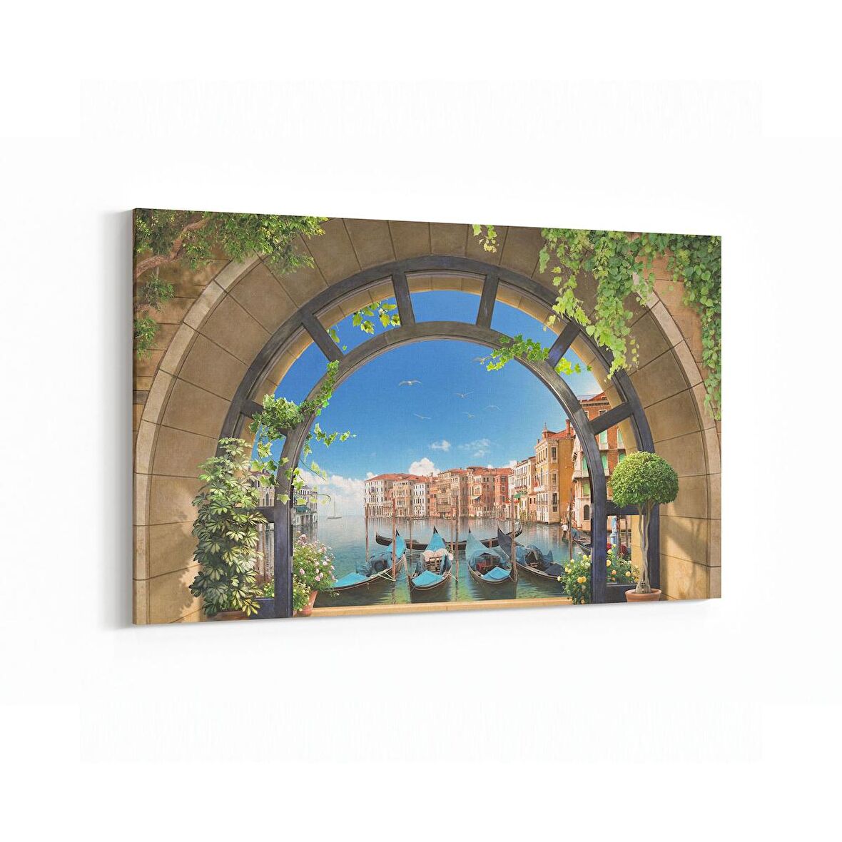 Olla 18616Y Yapı Görseli Yatay Kanvas Tablo (Ölçü: 45X30)