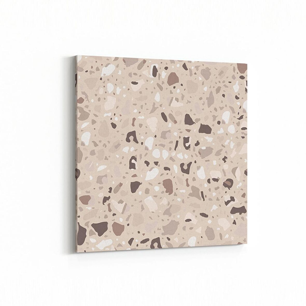 Olla 17369K Taş / Tuğla Görseli Kare Kanvas Tablo (Ölçü: 25X25)