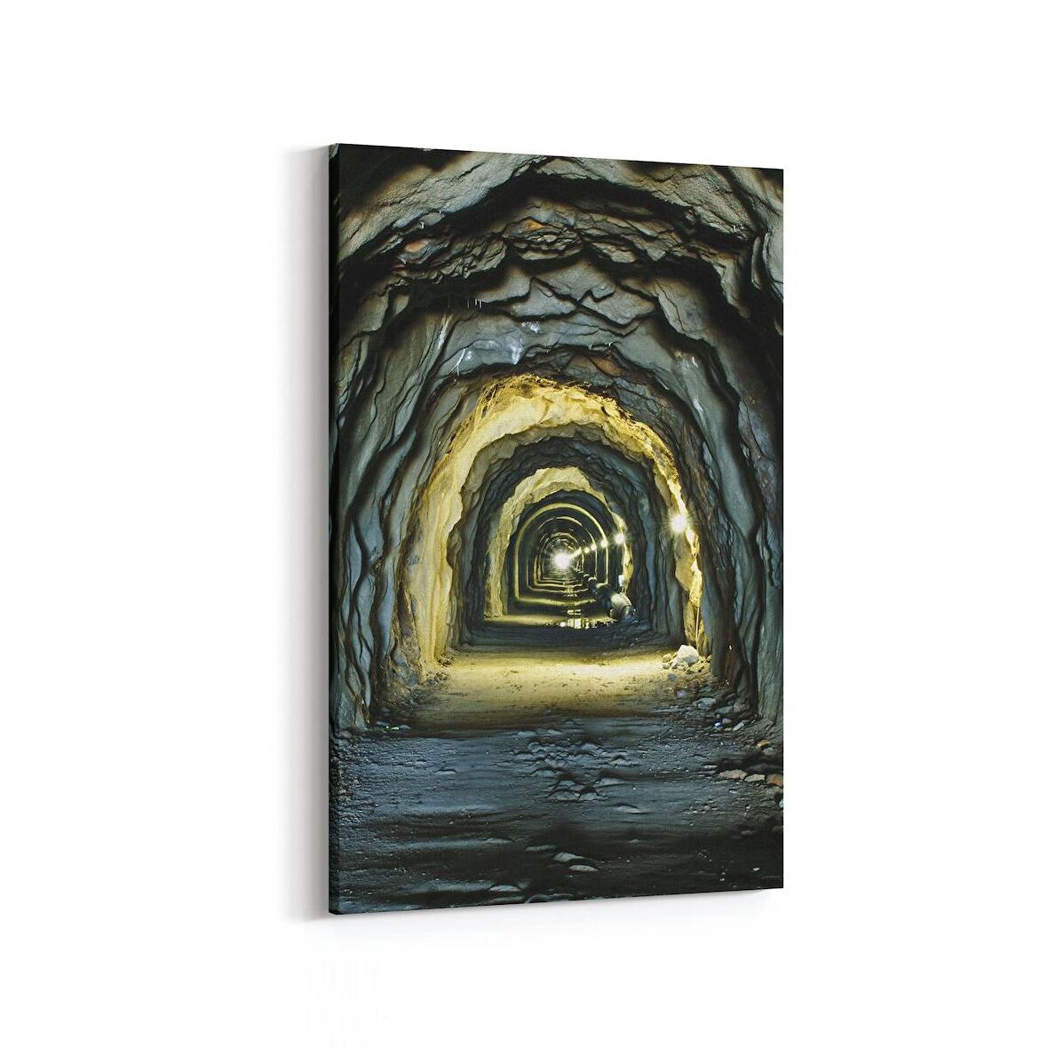 Olla 18965D Yapı Görseli Dikey Kanvas Tablo (Ölçü: 60X90)