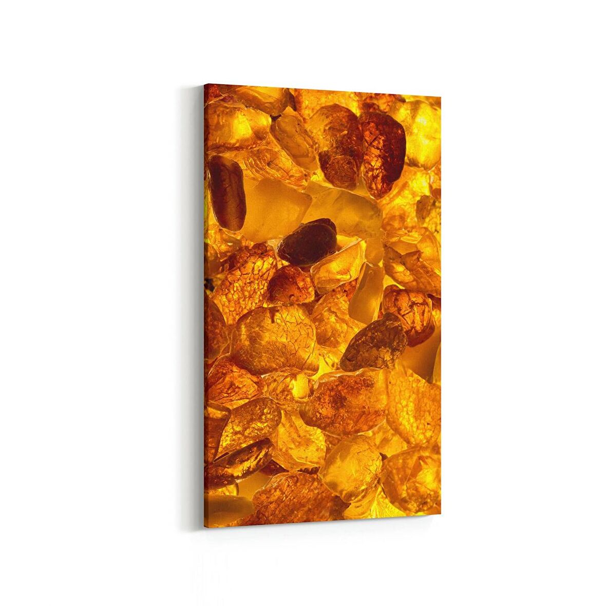 Olla 16703DD Mermer Desen Görsel Dikey Dar Kanvas Tablo (Ölçü: 60X120)