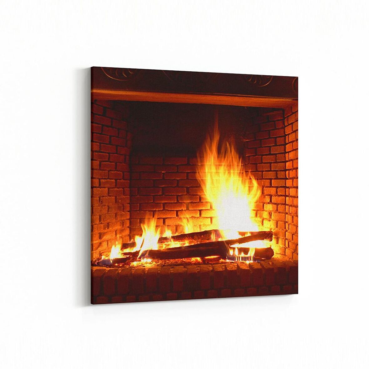 Olla 18639K Yapı Görseli Kare Kanvas Tablo (Ölçü: 30X30)