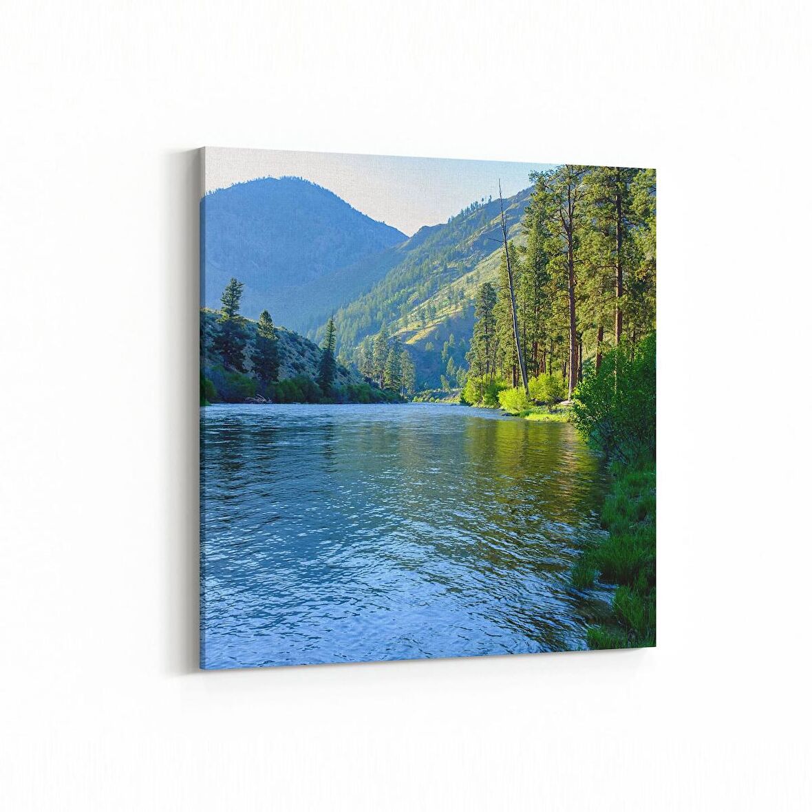 Olla 14059K Doğa / Manzara Görseli Kare Kanvas Tablo (Ölçü: 30X30)