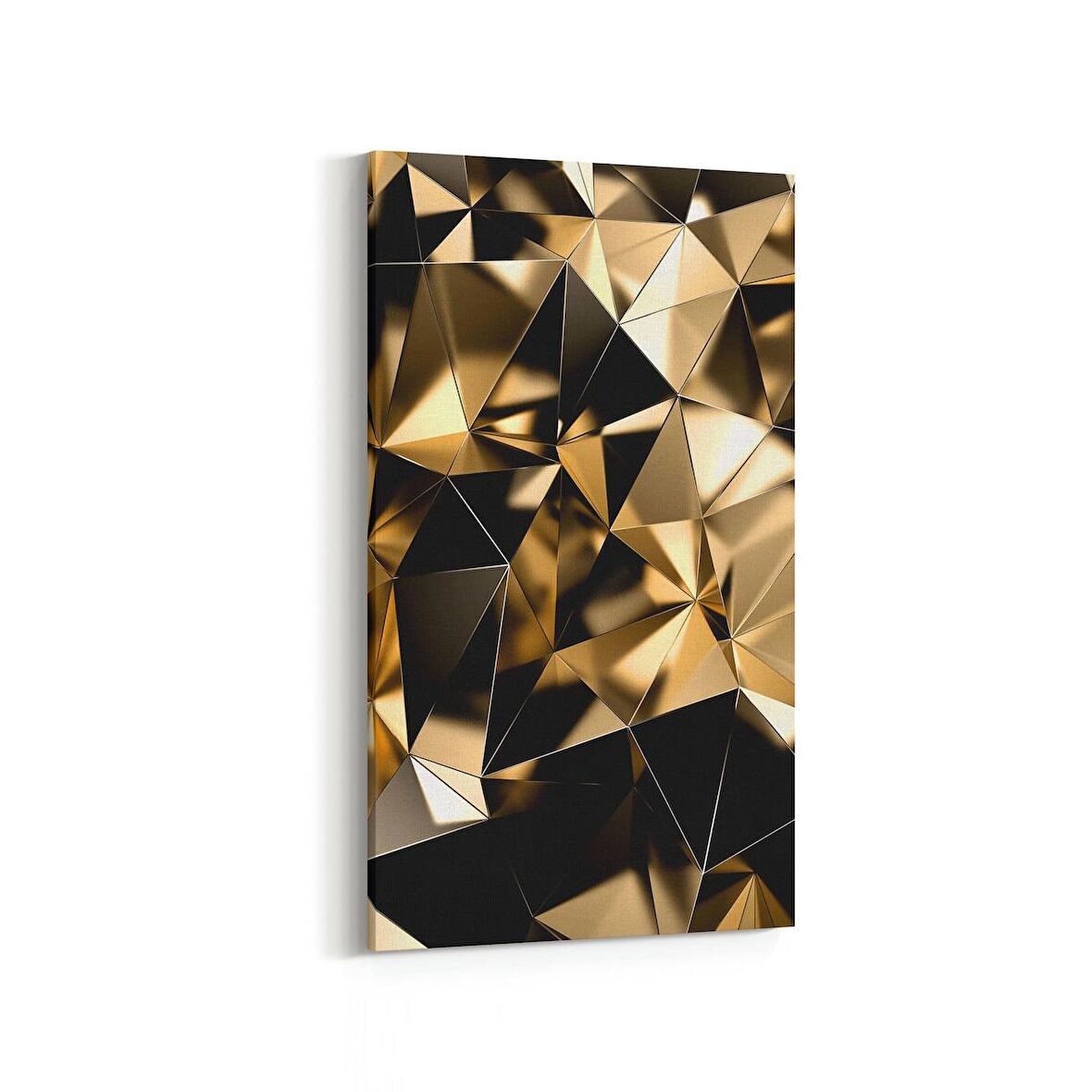 Olla 10104DD Abstract Görsel Dikey Dar Kanvas Tablo (Ölçü: 60X120)