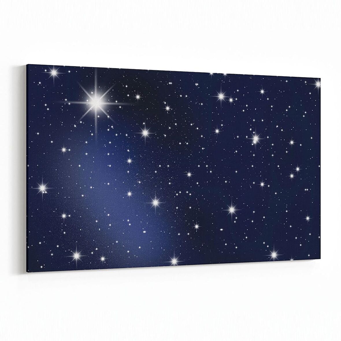 Olla 14683Y Gece Gökyüzü Görseli Yatay Kanvas Tablo (Ölçü: 150X100)