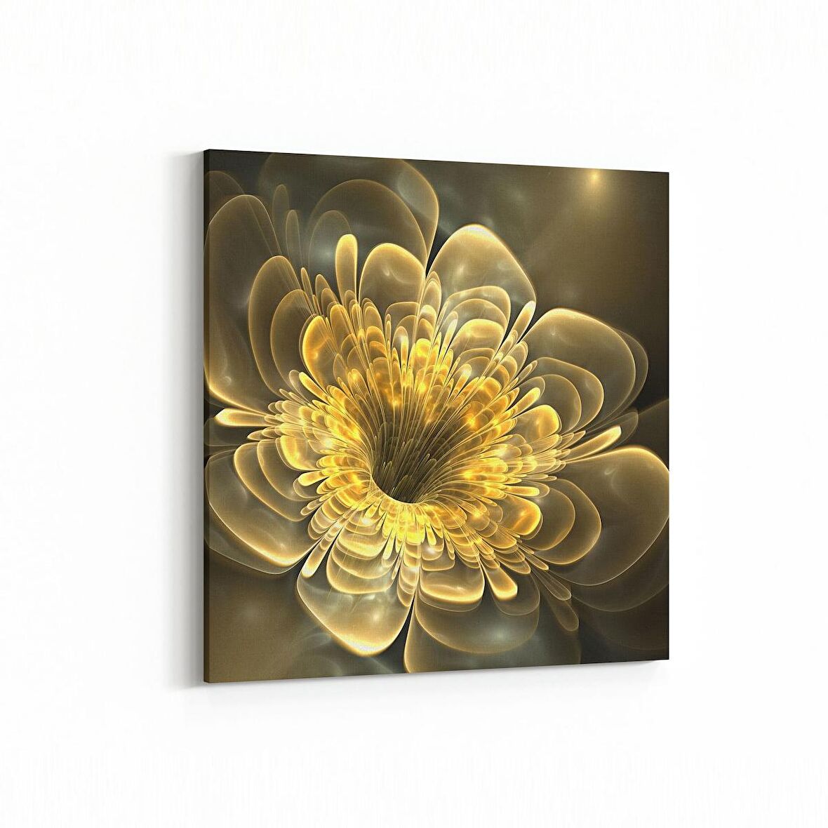 Olla 10107K Abstract Görsel Kare Kanvas Tablo (Ölçü: 30X30)