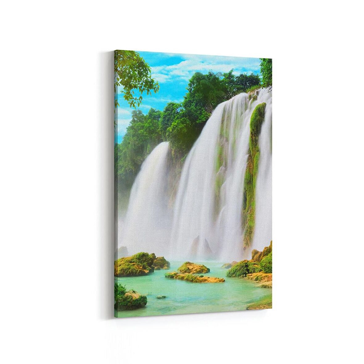 Olla 13949D Doğa / Manzara Görseli Dikey Kanvas Tablo (Ölçü: 60X90)