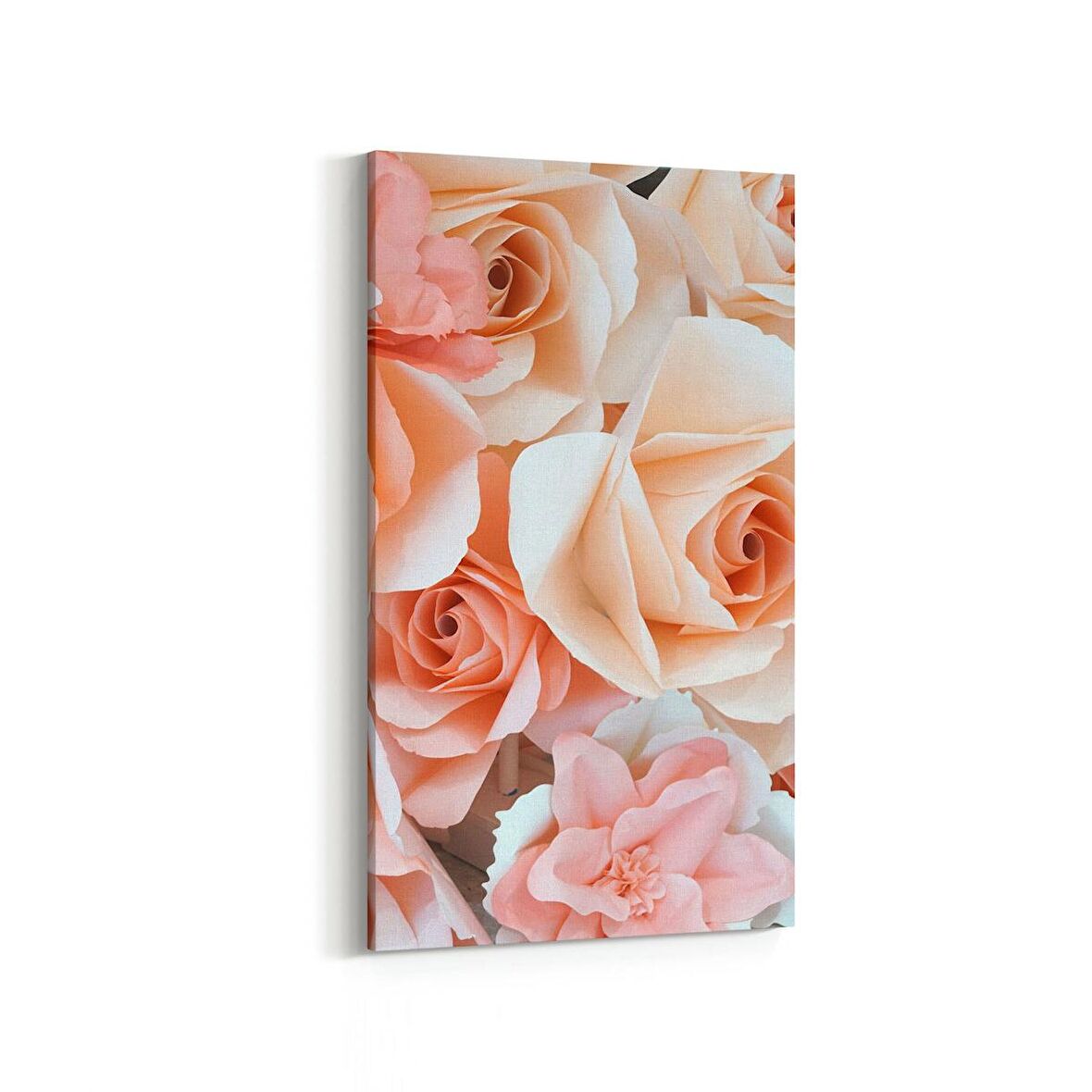 Olla 11626DD Çiçek Görseli Dikey Dar Kanvas Tablo (Ölçü: 30X60)