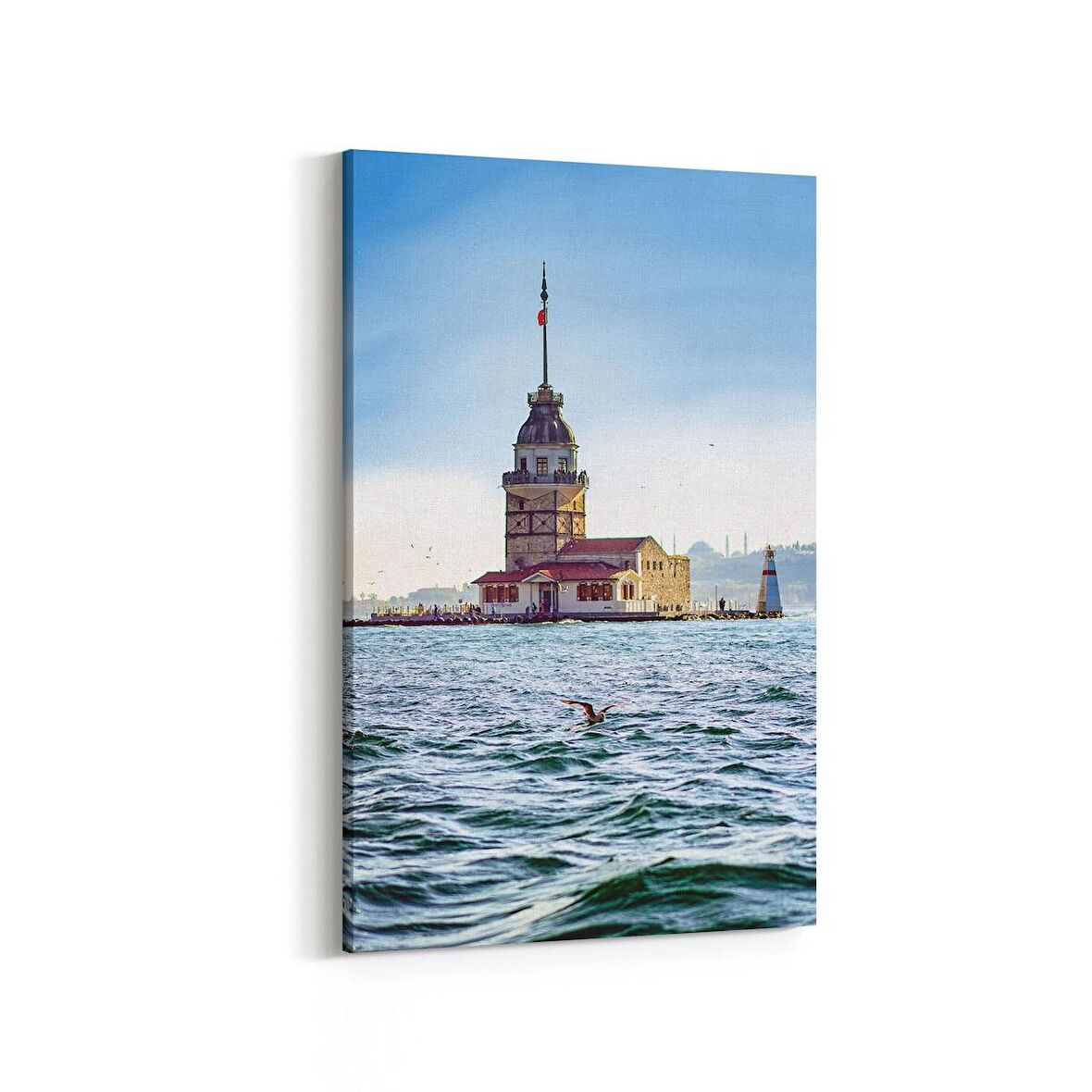 Olla 17922D Yapı Görseli Dikey Kanvas Tablo (Ölçü: 70X105)