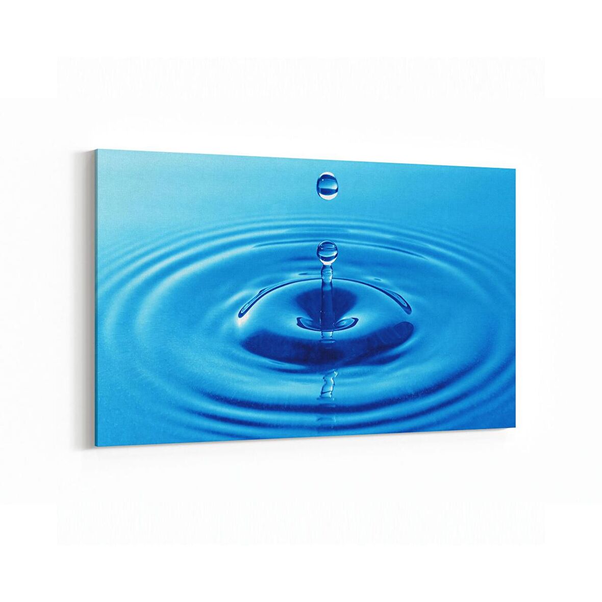 Olla 17297Y Su / Damla Görseli Yatay Kanvas Tablo (Ölçü: 45X30)