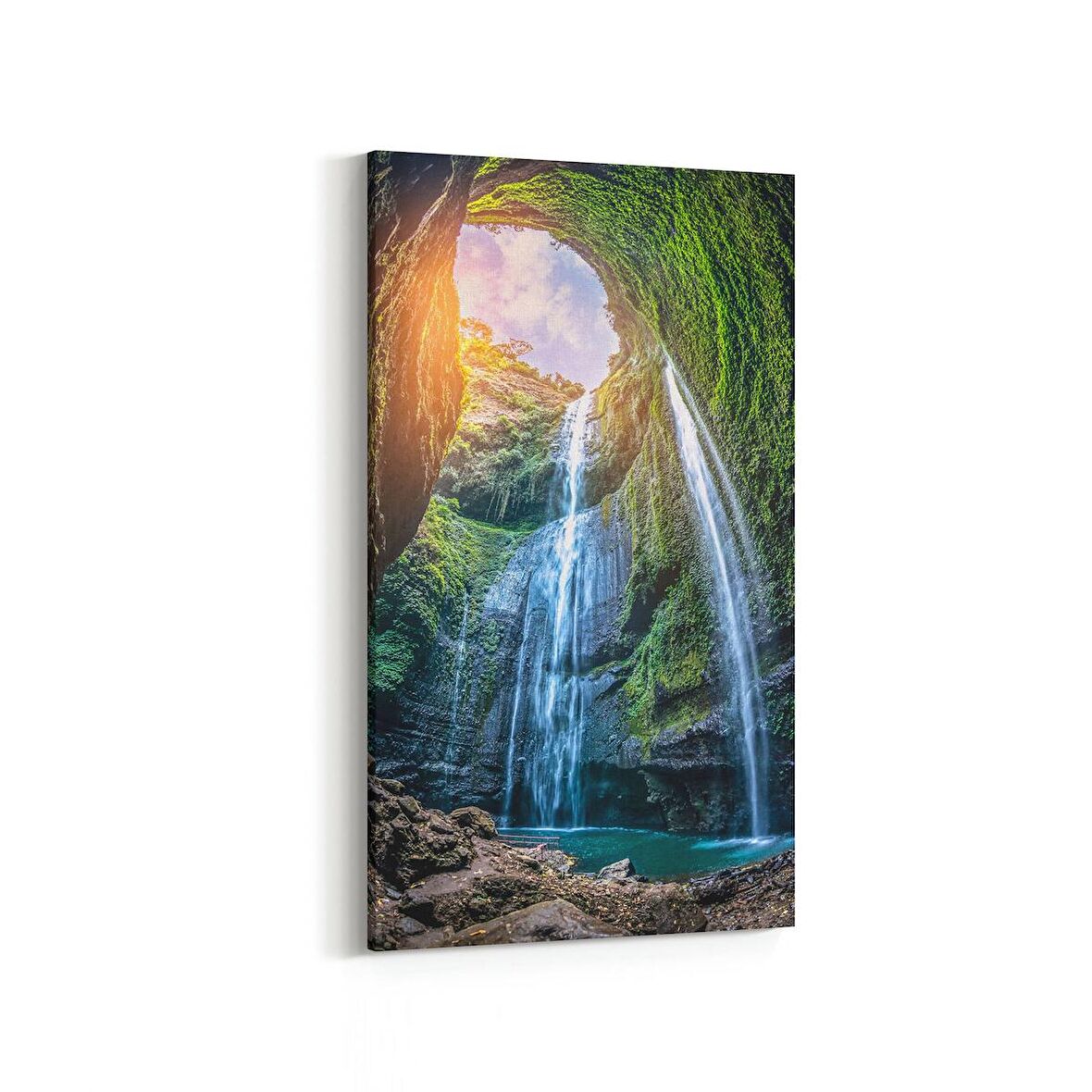 Olla 13316DD Doğa / Manzara Görseli Dikey Dar Kanvas Tablo (Ölçü: 60X120)