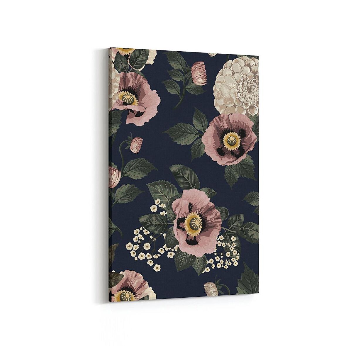 Olla 11772D Çiçek Görseli Dikey Kanvas Tablo (Ölçü: 100X150)