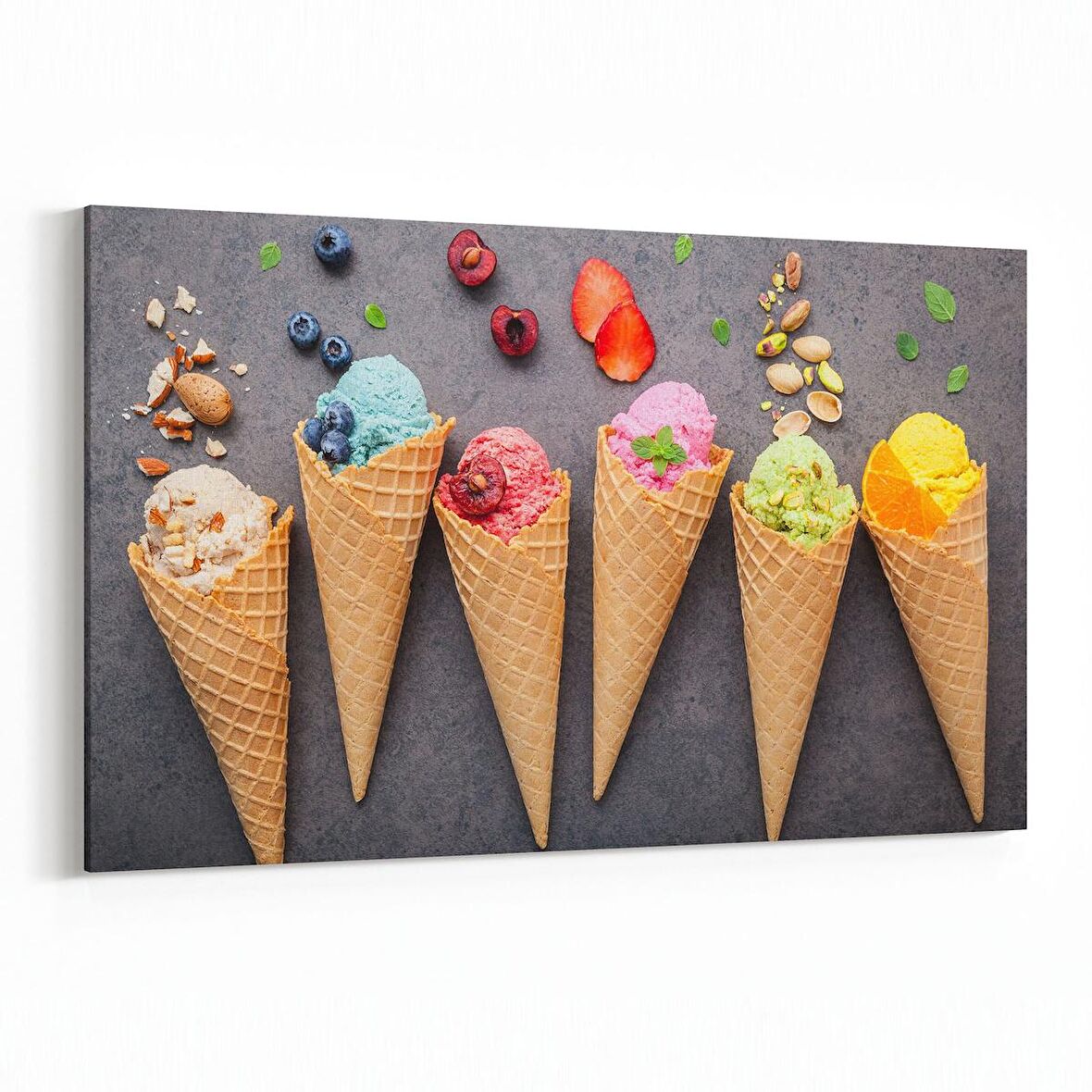 Olla 14977Y Gıda Görseli Yatay Kanvas Tablo (Ölçü: 70X50)