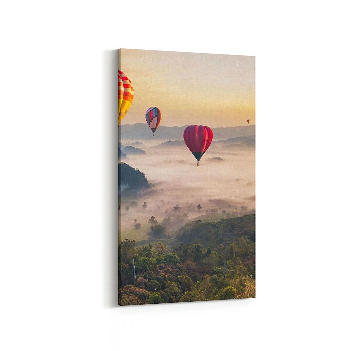 Olla 13180DD Doğa / Manzara Görseli Dikey Dar Kanvas Tablo (Ölçü: 40X80)