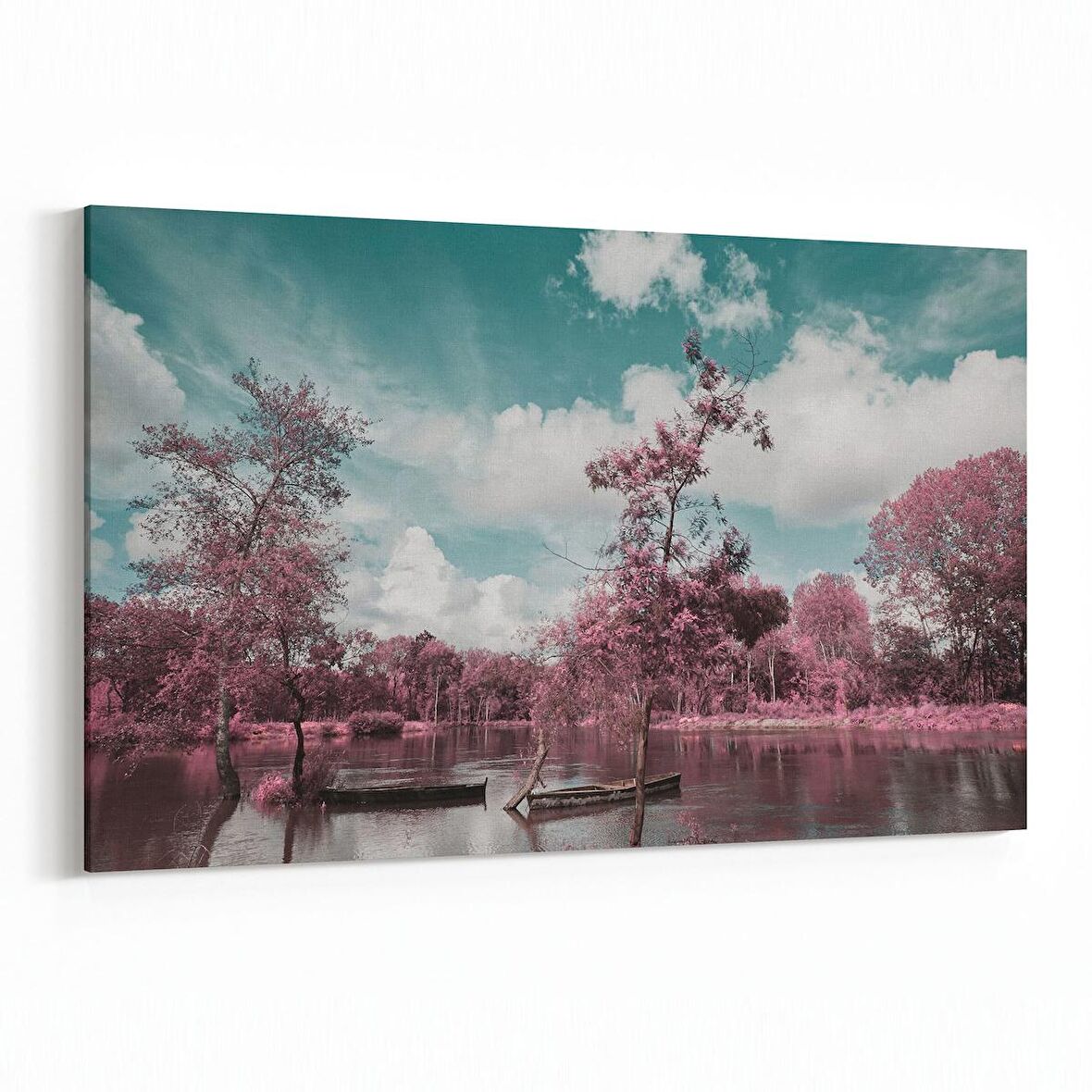 Olla 14523Y Doğa / Manzara Görseli Yatay Kanvas Tablo (Ölçü: 150X100)