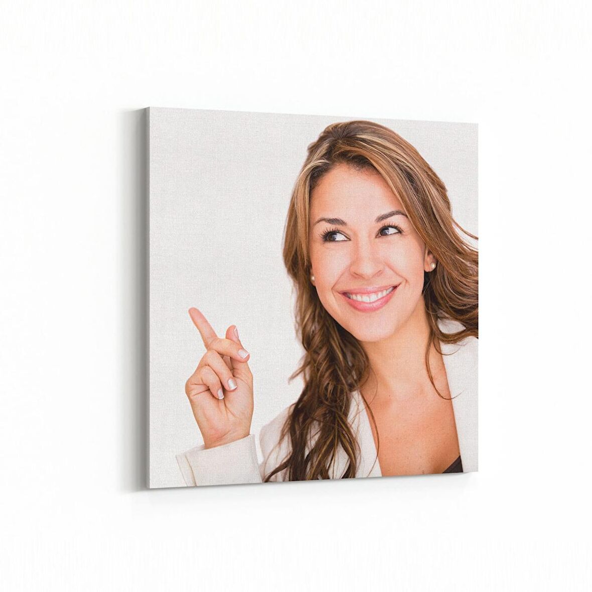 Olla 16788K Model / Manken Görseli Kare Kanvas Tablo (Ölçü: 25X25)